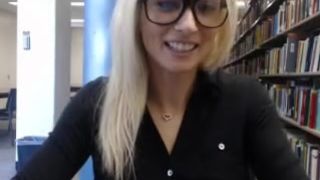 Library web girl caught 1